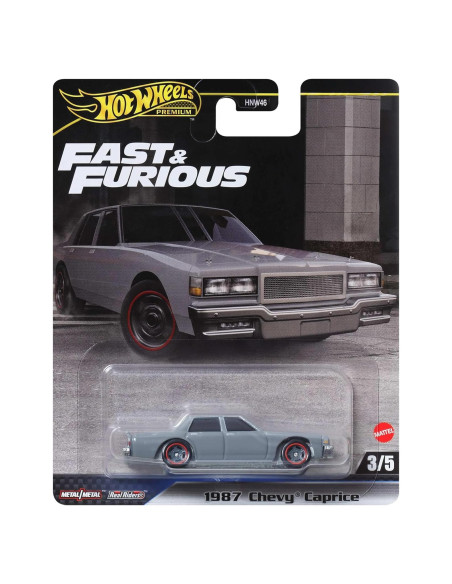 Coche Hot Wheels Premium Rápido y Furioso 1:64 Metal Coche Hot Wheels Premium Rápido y Furioso 1:64 Metal
