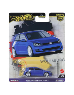 Coche de Juguete Hot Wheels Premium Volkswagen Golf Mk 7 1:64