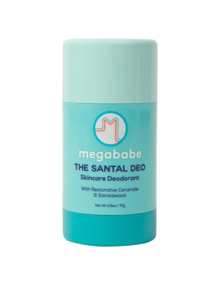 Desodorante Natural Megababe Santal 73.9 g - 72 Horas Sin Aluminio