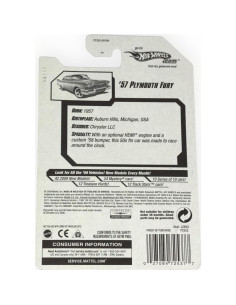Hot Wheels 2009 Treasure Hunts Plymouth Fury 1:64 Escala 2