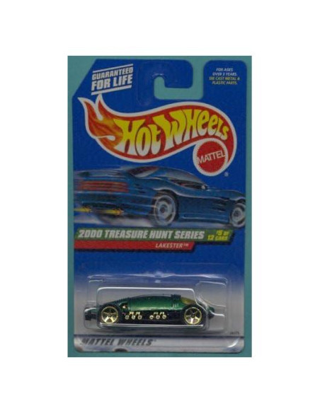 Coche de Fundición Hot Wheels Lakester Verde 1:64 2000 Coche de Fundición Hot Wheels Lakester Verde 1:64 2000