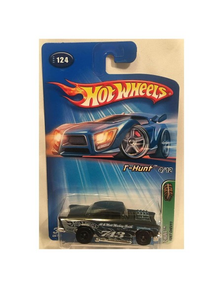 Hot Wheels 2005 Caza del Tesoro 1:64 Chevy 1957 Negro