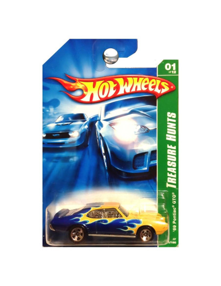Hot Wheels 2007 Pontiac GTO Edición Limitada 1:64 Azul Verde