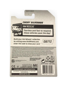 DieCast Hot Wheels Chevy Silverado Caza del Tesoro 1:64 2
