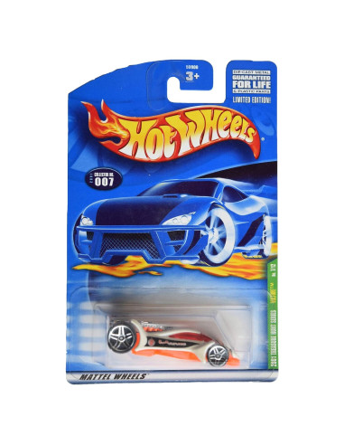 Hot Wheels Buitre 2001 Caza del Tesoro 7/12 Blanco/Naranja