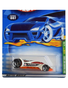 Hot Wheels Buitre 2001 Caza del Tesoro 7/12 Blanco/Naranja 2