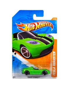Hot Wheels Tesla Roadster 2011 1:64 Escala Verde 2
