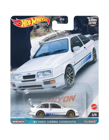 Hot Wheels 2023 Ford Sierra Cosworth 1:64 Diecast Blanco