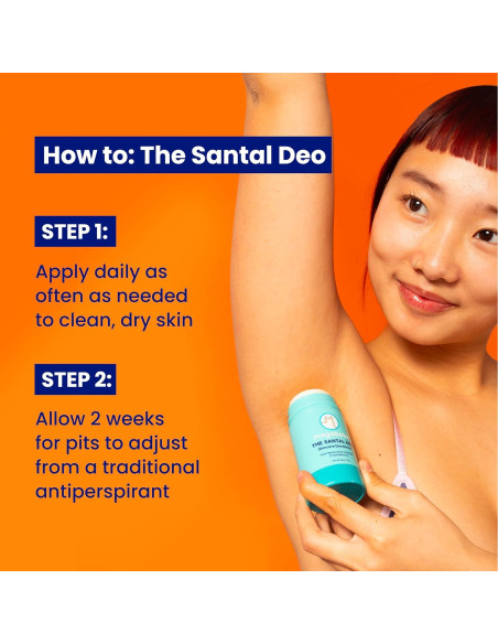 Desodorante Natural Megababe Santal 73.9 g - 72 Horas Sin Aluminio