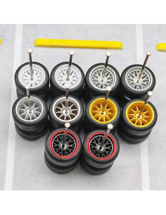 Ruedas de 11mm JUYUAN para Modelos de Autos Diecast - 5 Juegos 2