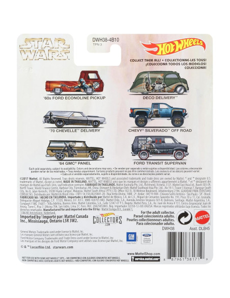 Auto Hot Wheels 70 Chevelle Delivery 1:64 Mattel