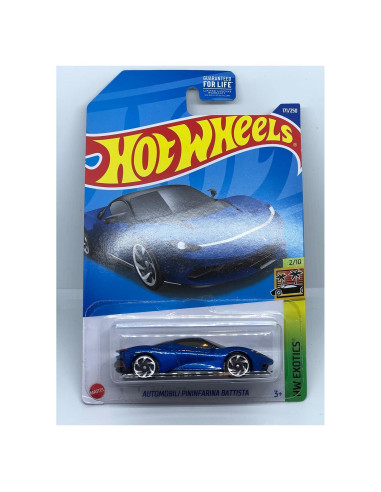 Hot Wheels 2022 Automóvil Pininfarina Battista Azul 1:64