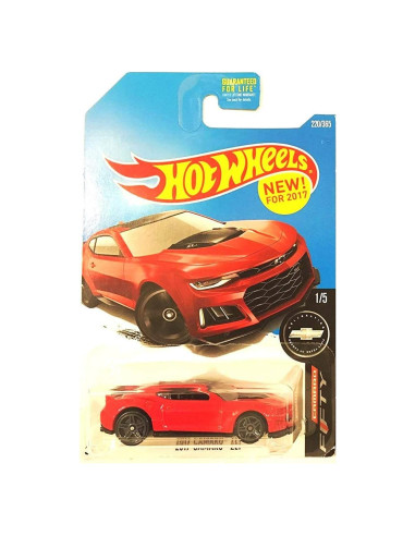 Hot Wheels Camaro ZL1 2017 1:64 Rojo Metalizado