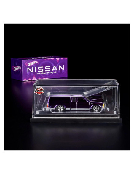 Hot Wheels RLC Nissan 720 King Cab 1986 Púrpura
