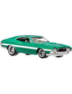 Hot Wheels Premium 1972 Ford Gran Torino Sport Verde 1:64 2