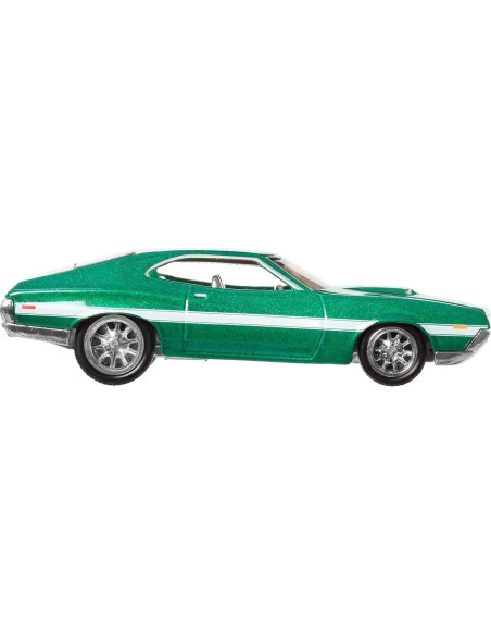 Hot Wheels Premium 1972 Ford Gran Torino Sport Verde 1:64
