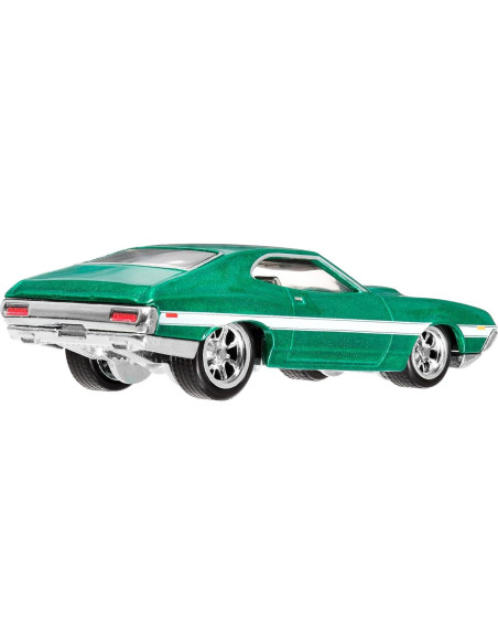 Hot Wheels Premium 1972 Ford Gran Torino Sport Verde 1:64