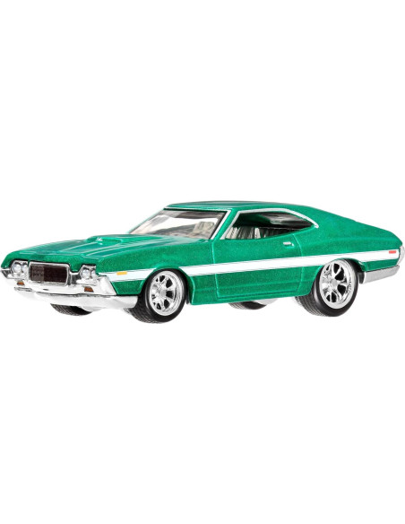 Hot Wheels Premium 1972 Ford Gran Torino Sport Verde 1:64