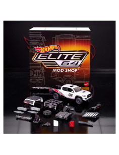 Hot Wheels Elite 64 Mod Shop Toyota Tacoma 2017 con Accesorios