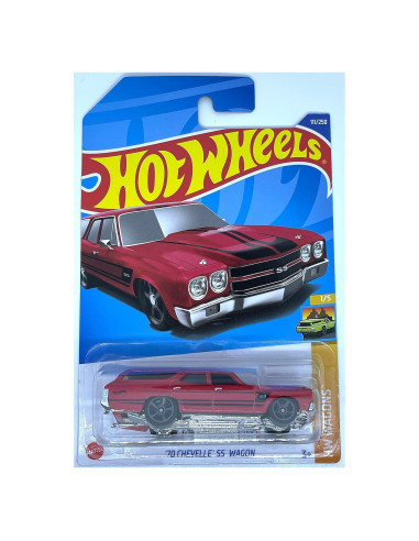 Hot Wheels 2022 - '70 Chevelle SS Wagon - Rojo - Escala 1:64