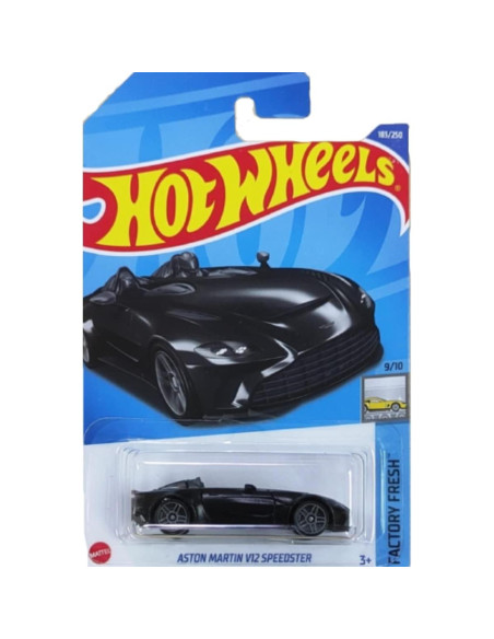 Hot Wheels Aston Martin V12 Speedster Plata 2021 Escala 1:64