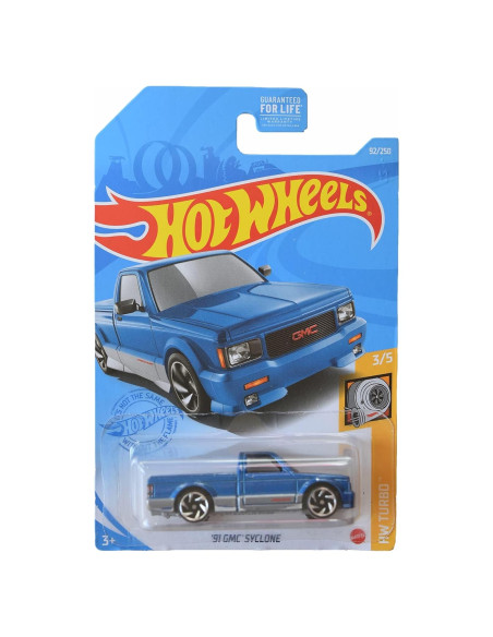 Hot Wheels GMC Syclone 1991 Azul 1:64 Mattel