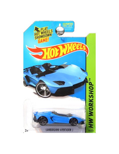 Hot Wheels Lamborghini Aventador J Azul 1:64 Coleccionable