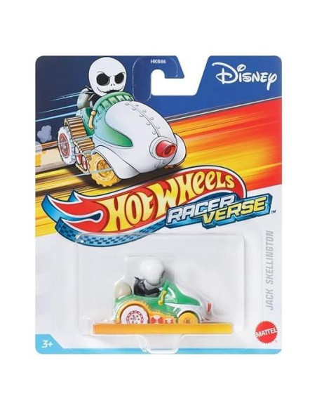Hot Wheels Racer Jack Skellington Metal 16.5x14cm
