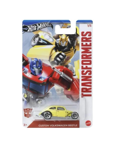 Hot Wheels Transformers Volkswagen Beetle Metal Fundido 1:5