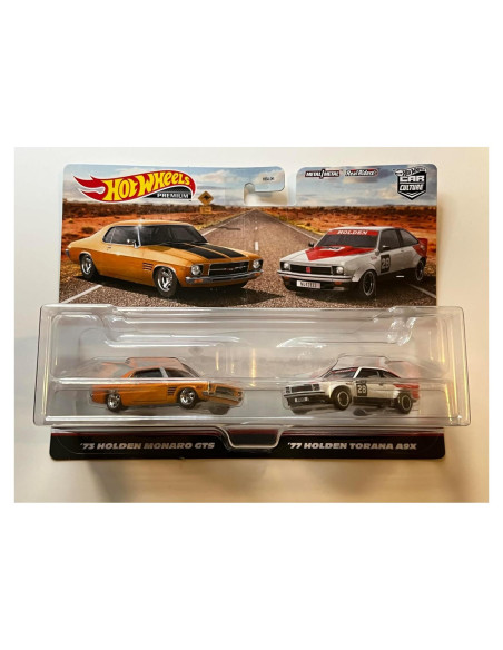 Hot Wheels 2-Pack Holden Monaro GTS y Trana A9X - 3 Años+