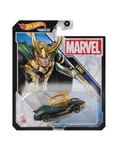 Hot Wheels Coche Marvel Loki Metal Escala 1:64 7.62 cm