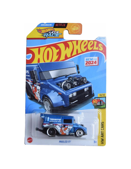 Hot Wheels Arte Coches 1:64 Mattel Azul 10/10 Hot Wheels Arte Coches 1:64 Mattel Azul 10/10