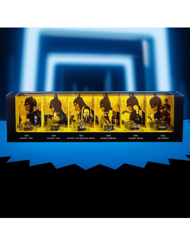 Colección Batmobile Hot Wheels 85 Aniversario con Mini Figuras