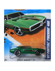 Hot Wheels 2011 '67 Pontiac Firebird 400 Verde 1:64