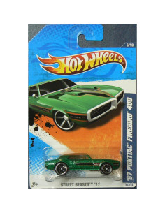 Hot Wheels 2011 '67 Pontiac Firebird 400 Verde 1:64 2