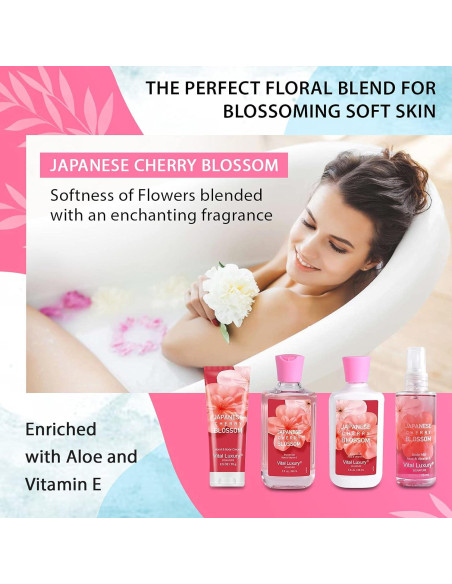 Kit de Baño y Cuerpo Vital Luxury 3x88ml Cereza Japonesa