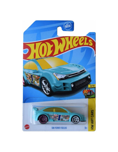 Hot Wheels 08 Ford Focus Art Cars 1:64 Mattel