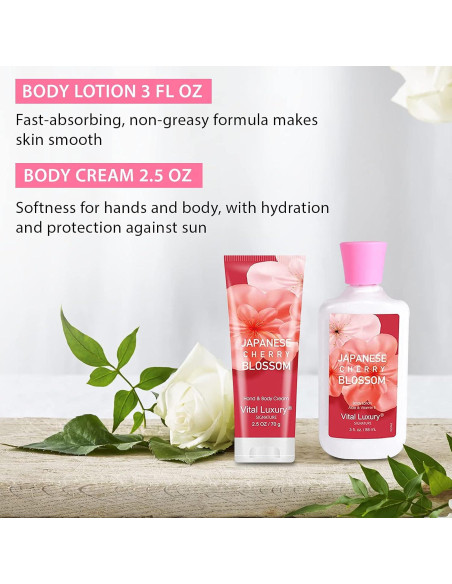 Kit de Baño y Cuerpo Vital Luxury 3x88ml Cereza Japonesa