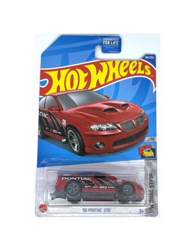 Hot Wheels 2022 Pontiac GTO Drag Strip 1:64 Rojo