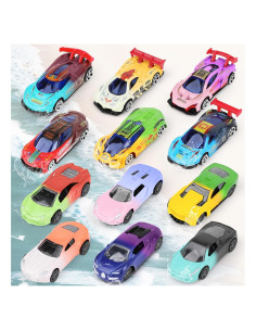 12 Juguetes de Coches de Cambio de Color Viemebu para Niños