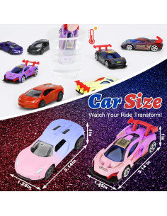 12 Juguetes de Coches de Cambio de Color Viemebu para Niños 2