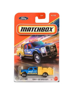 Coche de Juguete Matchbox Ford F-550 Super Duty 1:64 Azul