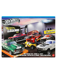 Hot Wheels Set de 6 Coches y Camiones a Escala 1:64 JBY78