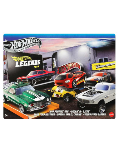 Hot Wheels Set de 6 Coches y Camiones a Escala 1:64 JBY78