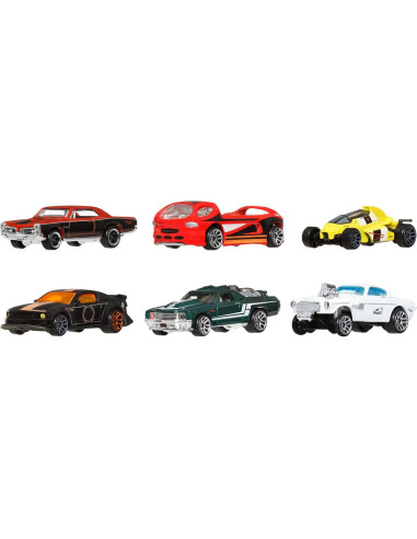 Hot Wheels Set de 6 Coches y Camiones a Escala 1:64 JBY78