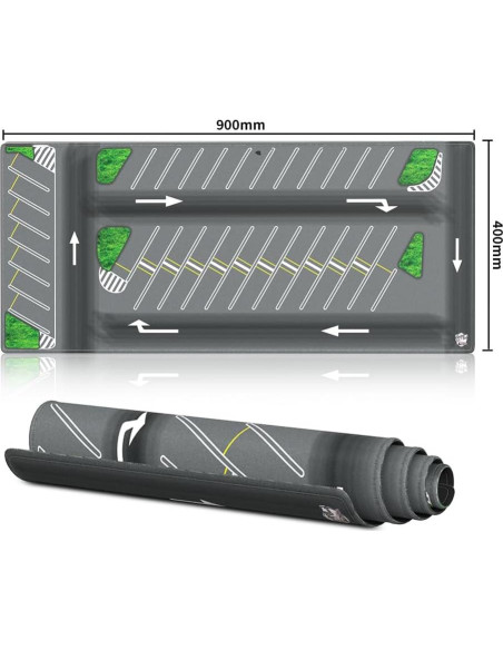 Alfombrilla de Ratón Antideslizante XXL para Diorama 1/64