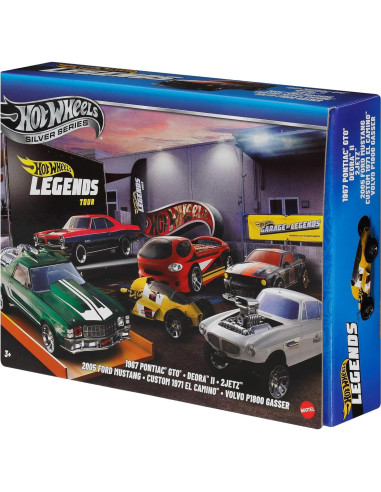 Hot Wheels Set de 6 Coches y Camiones a Escala 1:64 JBY78