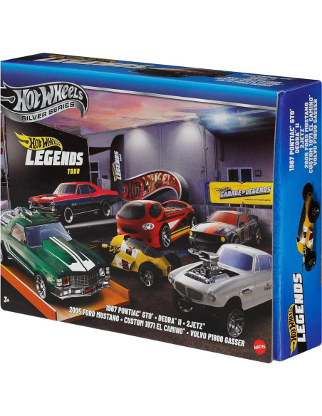 Hot Wheels Set de 6 Coches y Camiones a Escala 1:64 JBY78