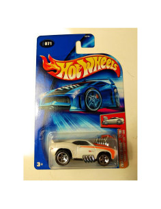 Hot Wheels 1:64 Escala 2004 Tooned Camaro Z28 1969 Blanco