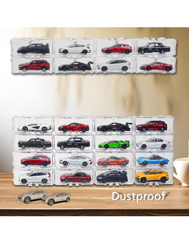 Organizador de Juguetes Hot Wheels Blanco 40 PCS - Almacenamiento 1:64